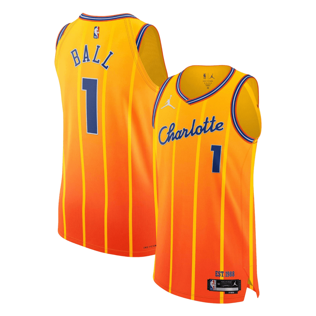 Charlotte Hornets BALL #1 2026 Swingman NBA Jersey - City Edition