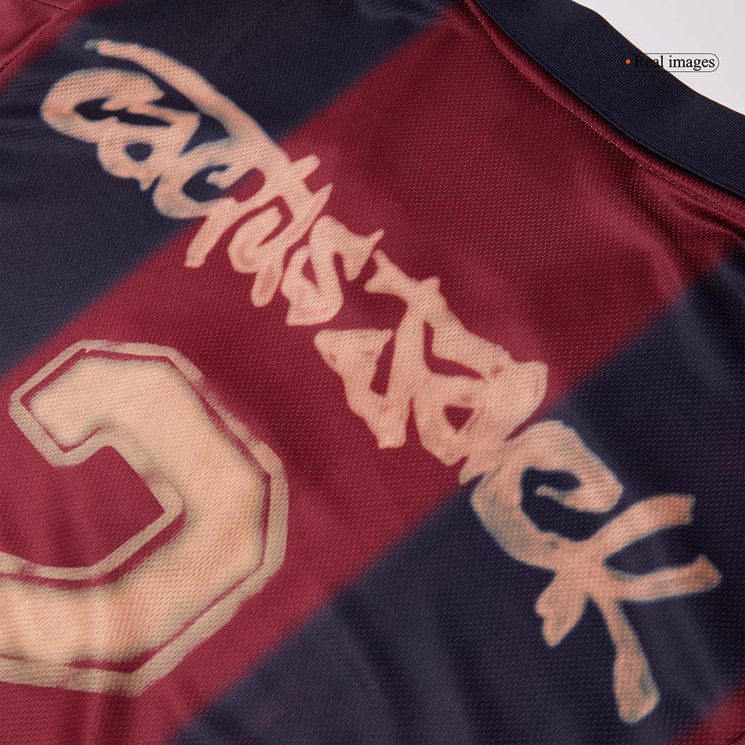 Retro 2000/01 Barcelona Home Soccer Jersey - Image 10