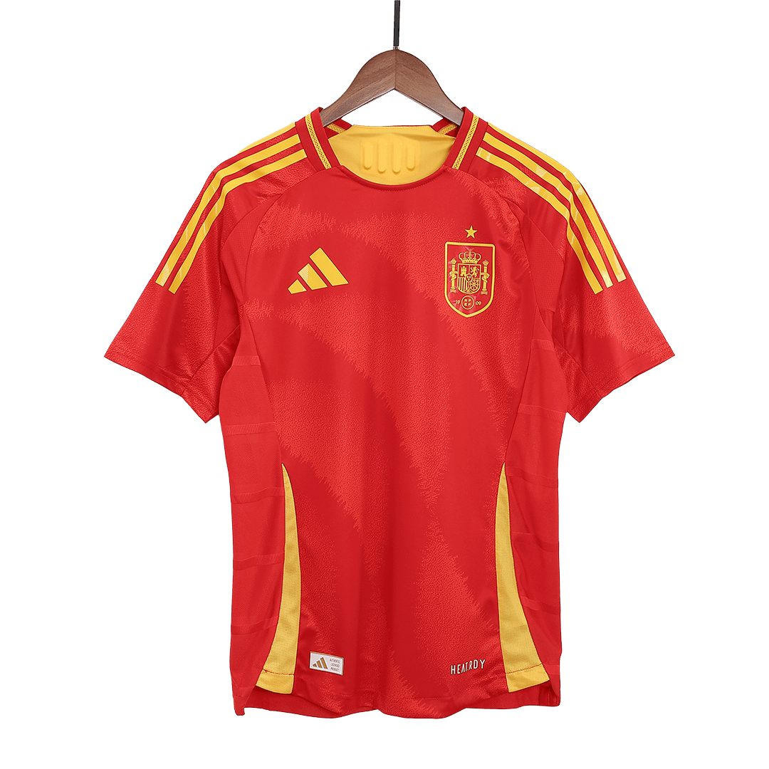 Authentic Spain Home Soccer Jersey Euro 2024 - Image 3