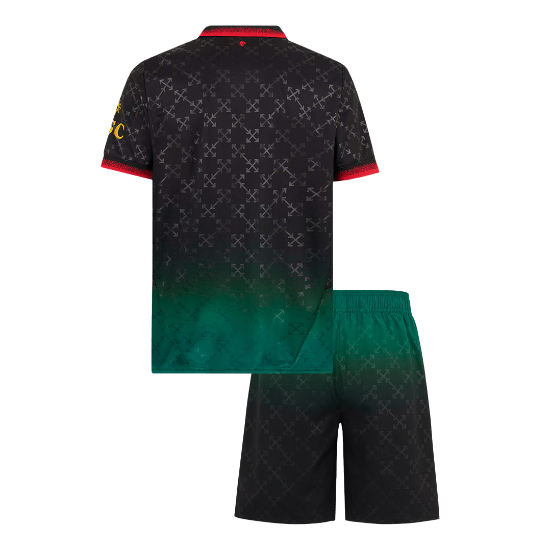 Kid's AC Milan Fourth Away Soccer Jersey Kit(Jersey+Shorts) 2024/25 - Image 2