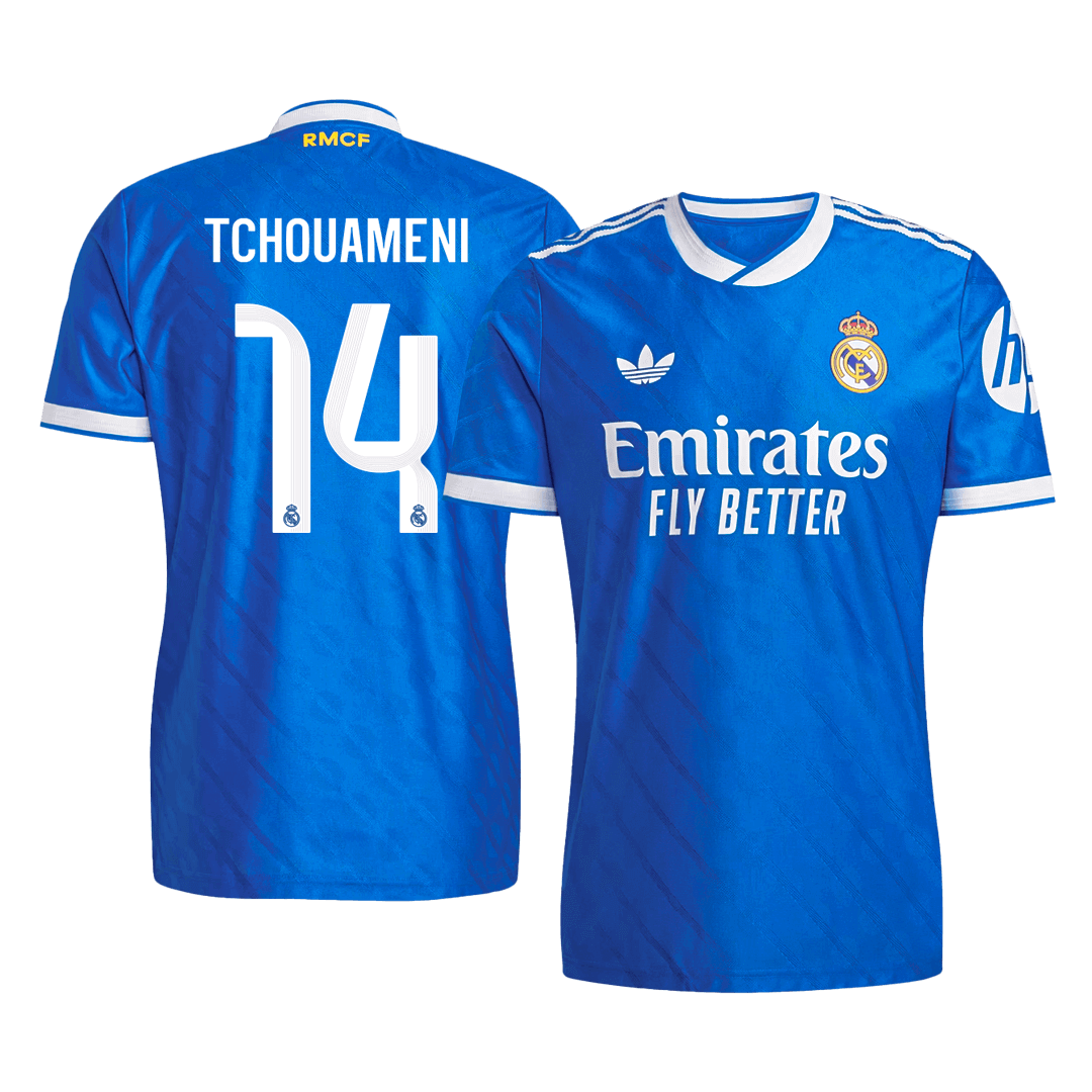 TCHOUAMENI #14 Real Madrid Third Away Soccer Jersey 2025/26 Player Version