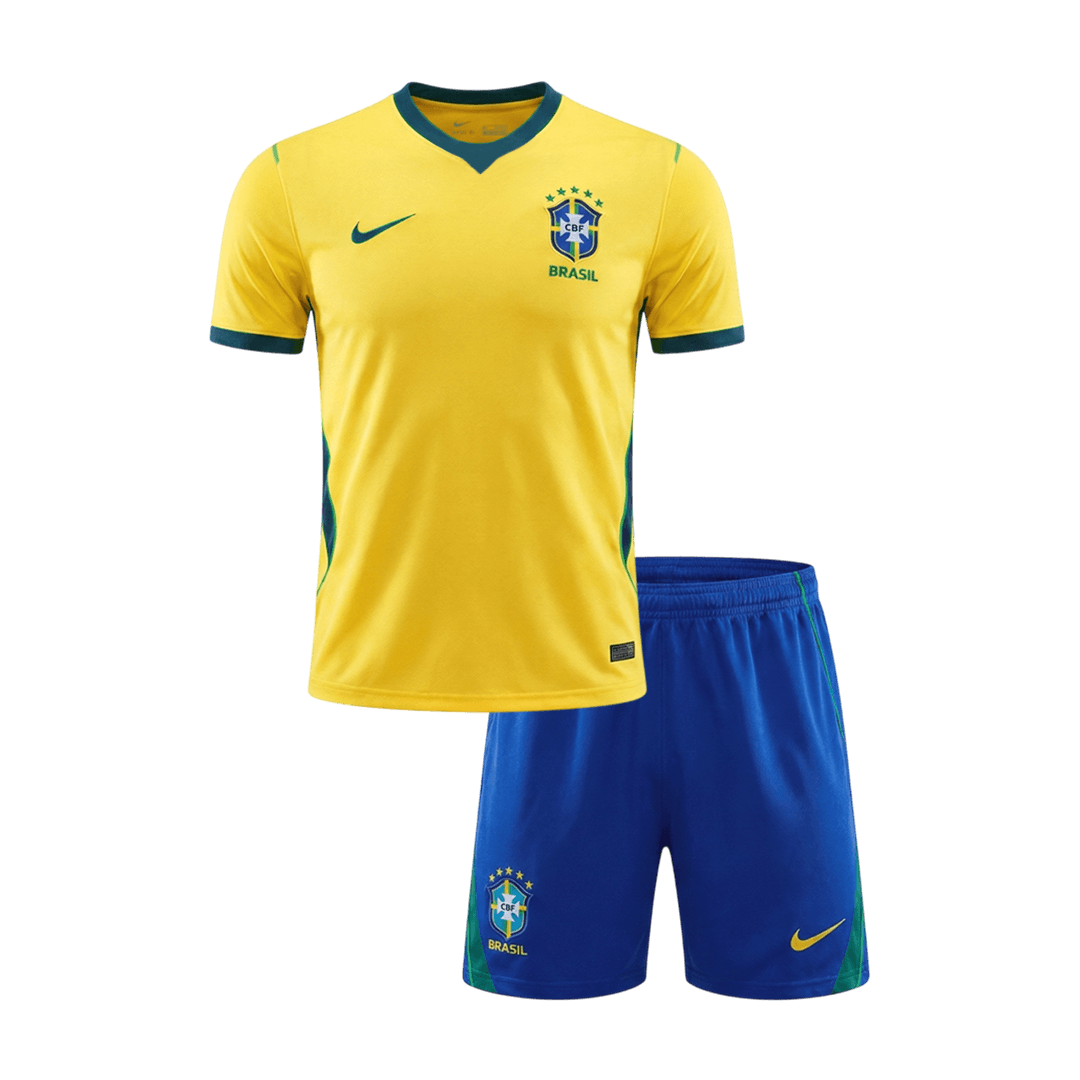 Brazil Home Soccer Jersey Kit(Jersey+Shorts) 2026