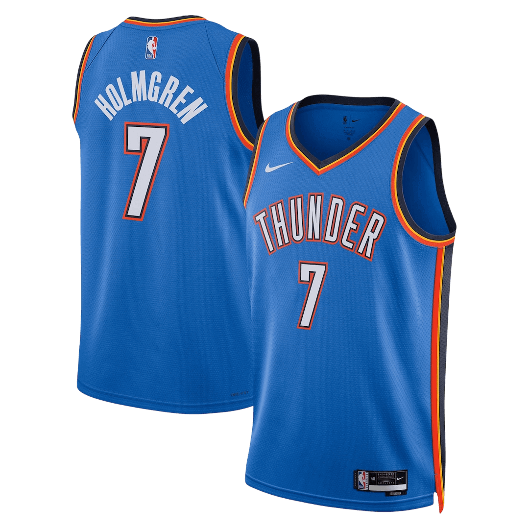 Oklahoma City Thunder Holmgren #7 Swingman NBA Jersey - City Edition- Icon Edition