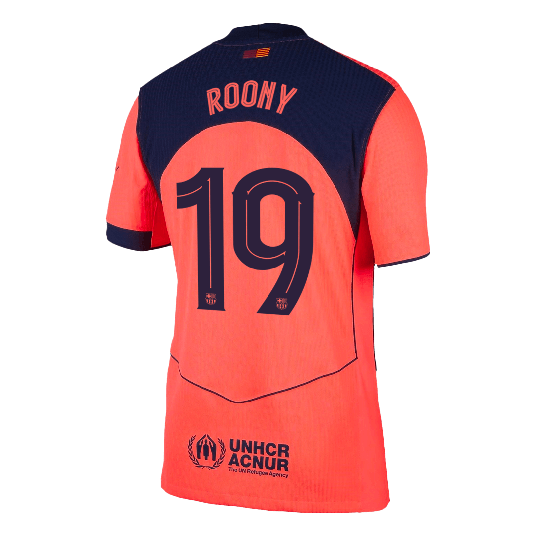 ROONY #19 Barcelona Third Away Soccer Jersey 2025/26 - UCL Player Version - Image 3