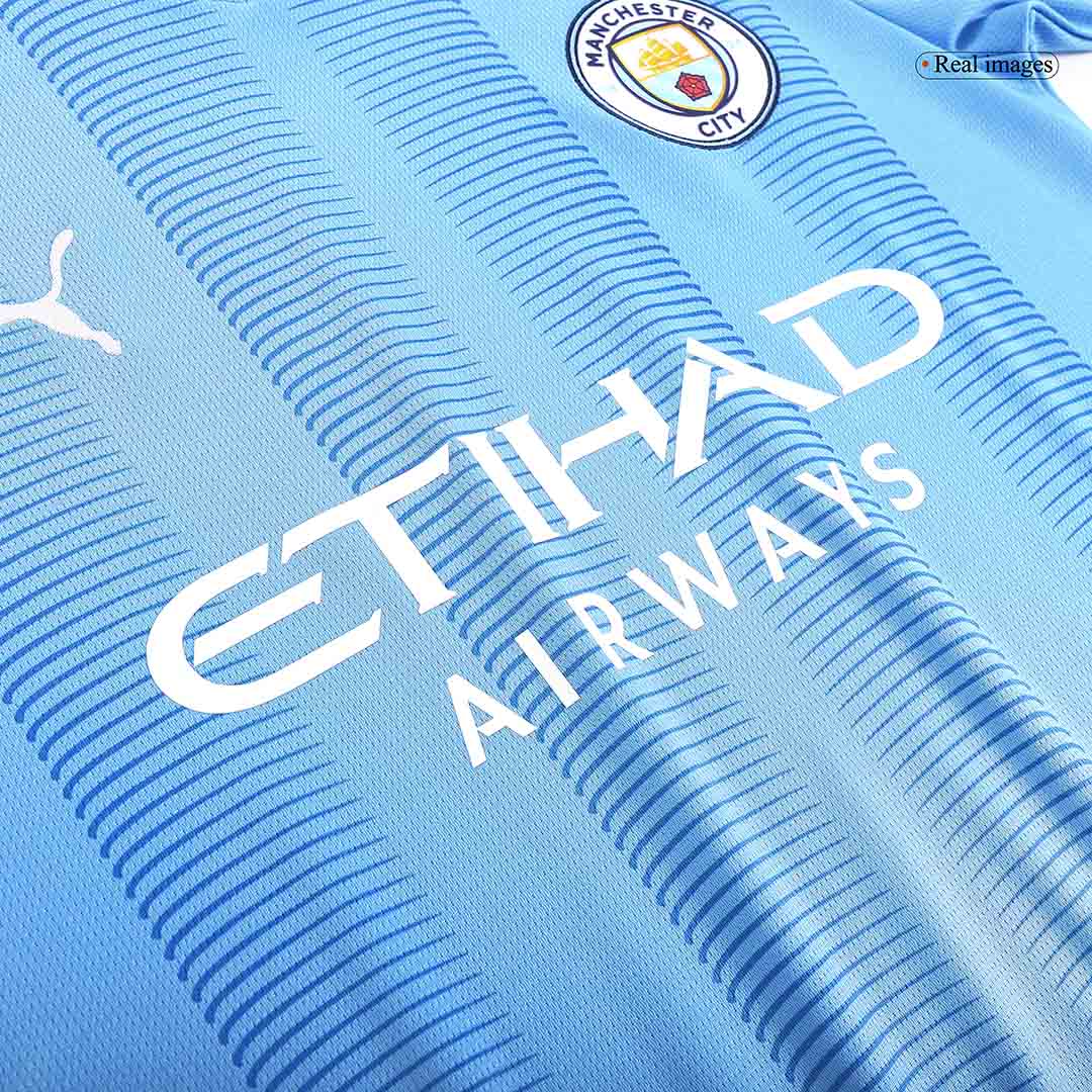 Manchester City Home Soccer Jersey 2023/24 - Image 8