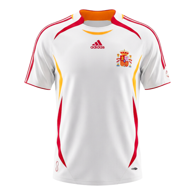Retro 2006 Spain Away Soccer Jersey - Image 4