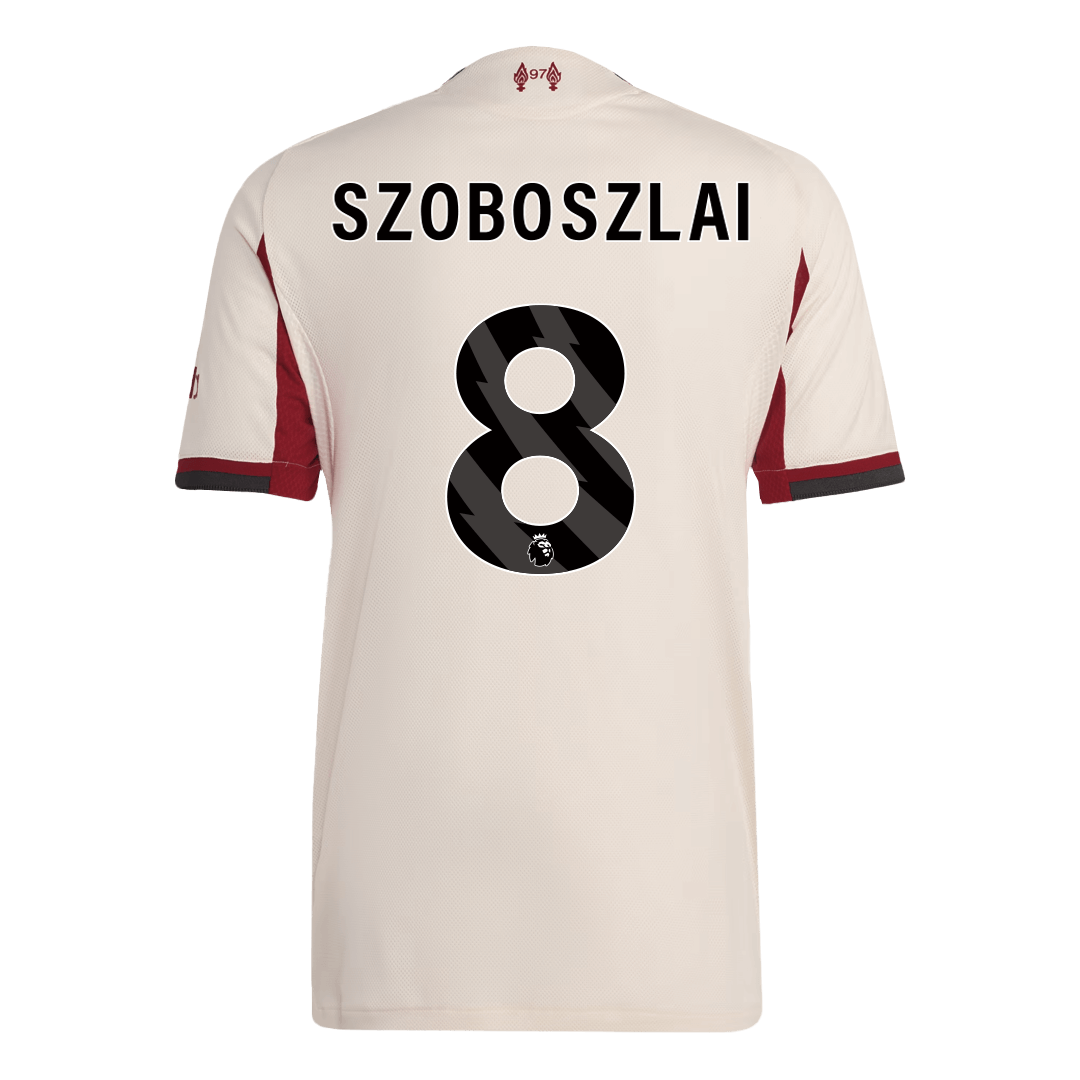 SZOBOSZLAI #8 Liverpool Away Soccer Jersey 2025/26 Player Version - Image 3
