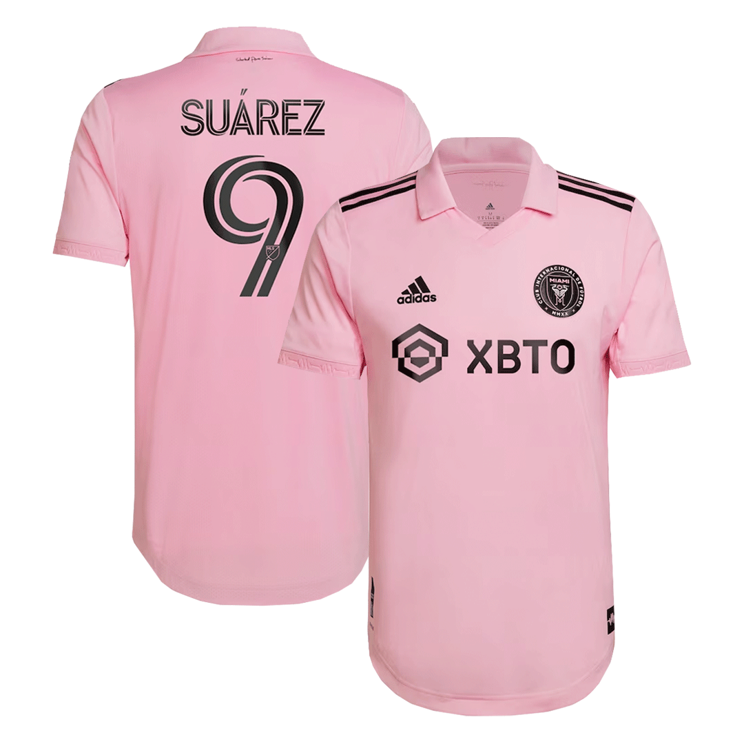 Authentic SUĂREZ #9 Inter Miami CF Home Soccer Jersey 2022