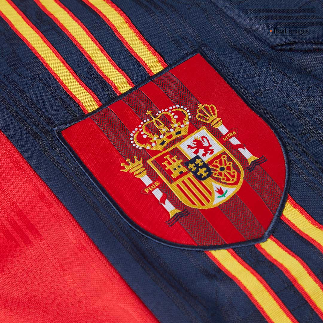 Retro 1996 Spain Home Soccer Jersey - Image 9