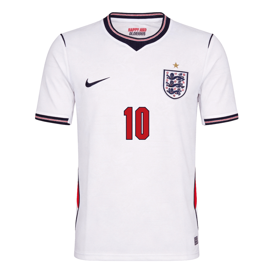 BELLINGHAM #10 England Home Soccer Jersey 2026 - Image 3