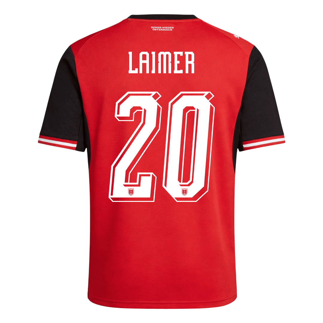 LAIMER #20 Austria Home Soccer Jersey 2026 - Image 4