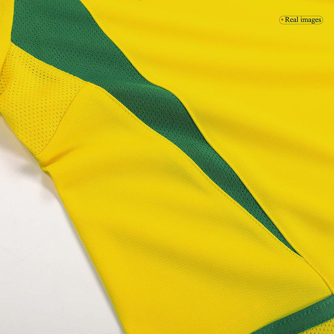 Retro RONALDO #9 2002/03 Brazil Home Soccer Jersey - Image 6