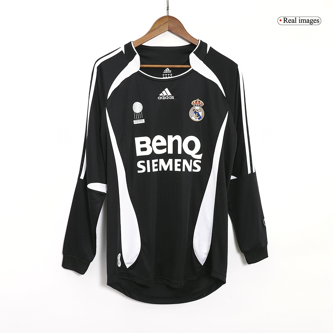 Retro RAUL #7 2006/07 Real Madrid Away Long Sleeve Soccer Jersey - Image 2