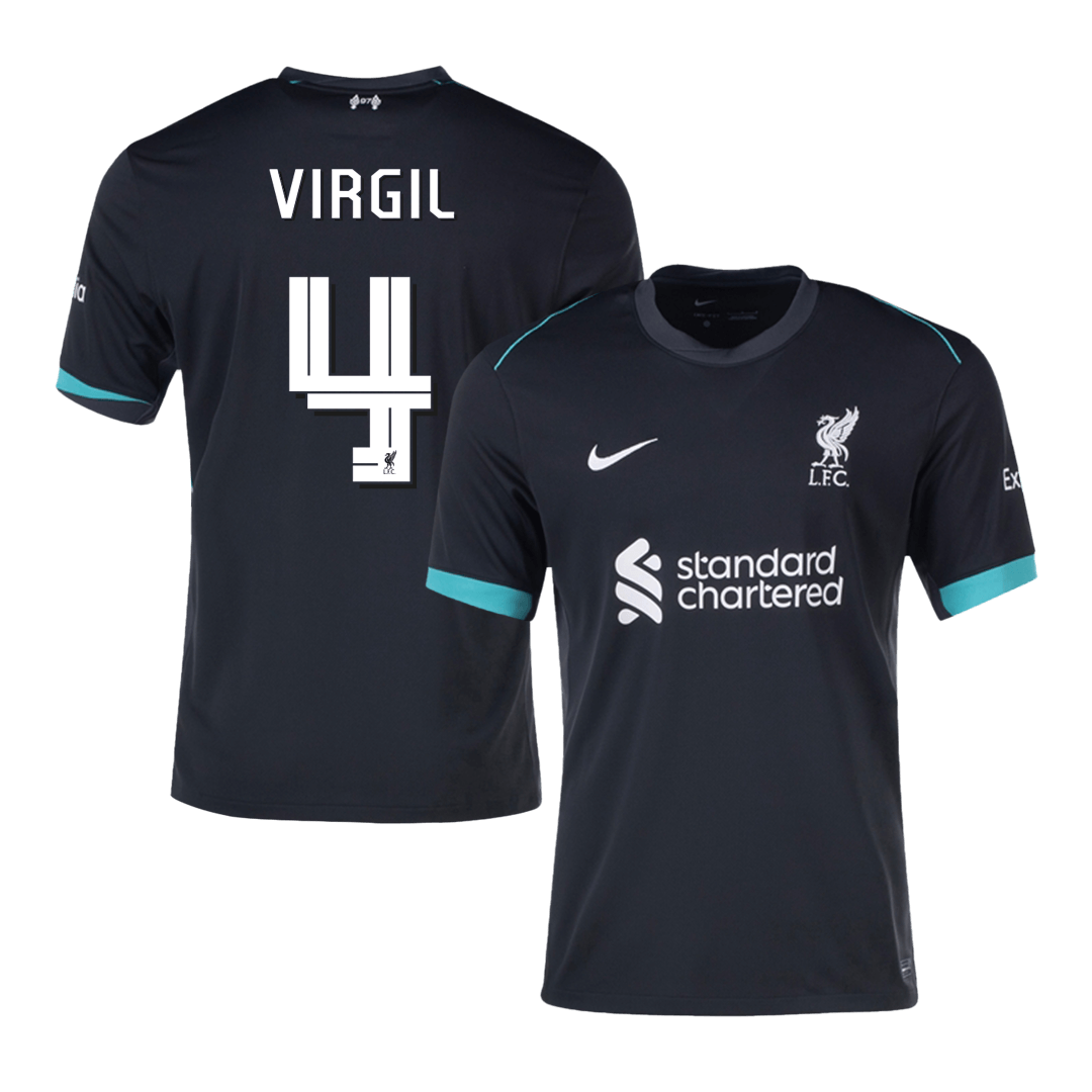 VIRGIL #4 Liverpool Away Soccer Jersey 2024/25 -UCL