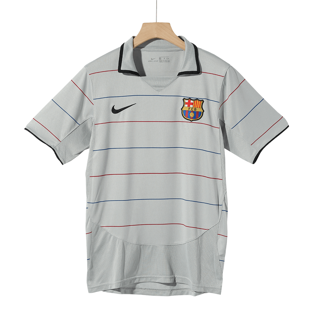 Retro 2003/04 Barcelona Away Soccer Jersey - Image 3