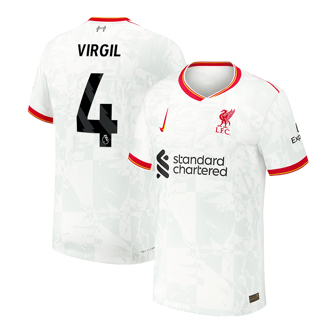 VIRGIL #4 Liverpool Third Away Soccer Jersey 2024/25 Player Version